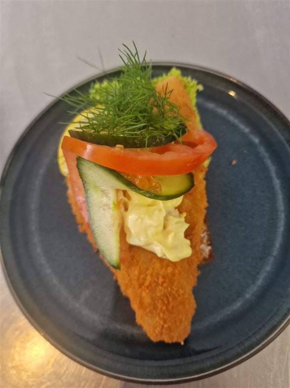 Rødspættefilet med remoulade